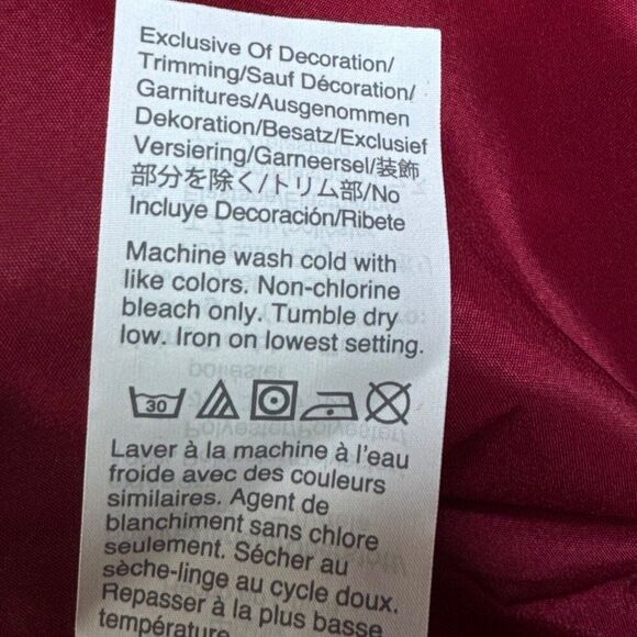 J. Crew Eyelet Midi Dress With Flounce Hem Red 6 - Picture 7 of 14